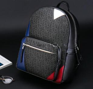 Hot sale Free shipping Europe Designer Brand Mens Backpacks High Quality School bag PU Backpack Travel bag