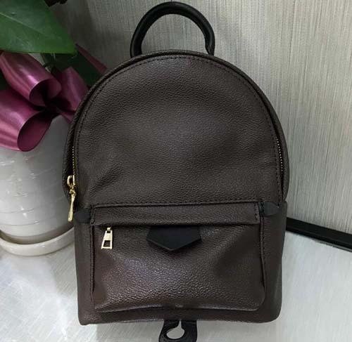 Classic Brown Plaid Flower Backpack Bags Women Famous Design Zipper Leather Backpacks Brand Designer Girls Luxury Back pack l668 for sale