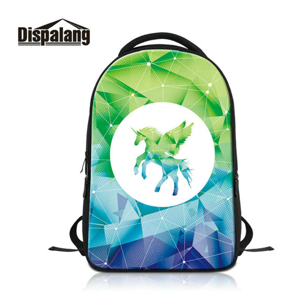 Fantastic Unicorn Printing Laptop Backpack For Women Daily Daypacks Middle School Students Bookbags Schoolbags For Teenage Girls Boys Rugzak