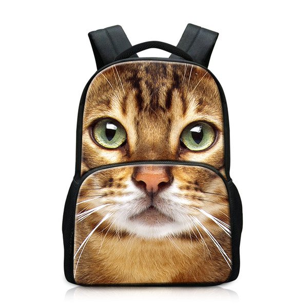 Funky Cat Patterns on Backpacks Multi-function Laptop Bags School Satchel for Teenagers Coolest Book Bags for Men Beautiful Rucksack for Boy