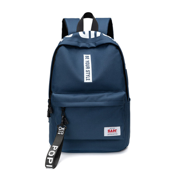 Wholesale Waterproof Oxford Canvas Backpack Schoolbag Backpack Logo Custom Bag