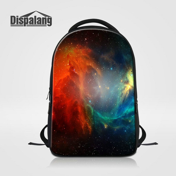 Large Capacity Laptop Backpack For Computer Nootbook Galaxy Stars Printing Women Travel Bags School Bookbag Men's Back Pack Rucksack Bagpack