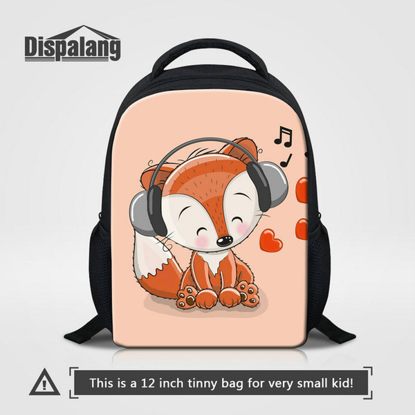 New Arrival Fashion Luxury Brand Backpack For Little Boys And Girls Cute Fox Printing Bookbags Cartoon Schoolbag Kids Travel Outdoor Bagpack