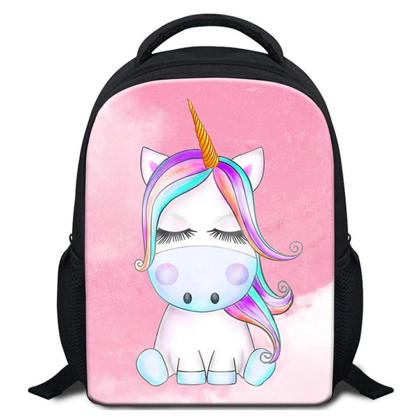 Cute Unicorn Designer School Backpack For Little Boy Girl Fashion School Bookbags For Kindergarten Kids Rucksack Child Bagpack Drop Shipping