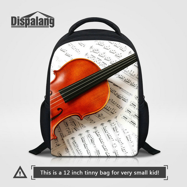 Violin Printing Kids Kindergarten Backpacks For Girls Boys Top Quality School Bag Bookbag For Children Mini Bagpack For Traveling Sac A Dos