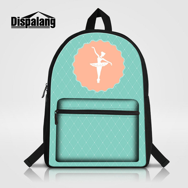 Ballet Girl Printing School Backpack For Teenage Girls Lovely Gifts Bookbags Women Stylish Travel Shoulder Bags Rugtas Child Canvas Mochila