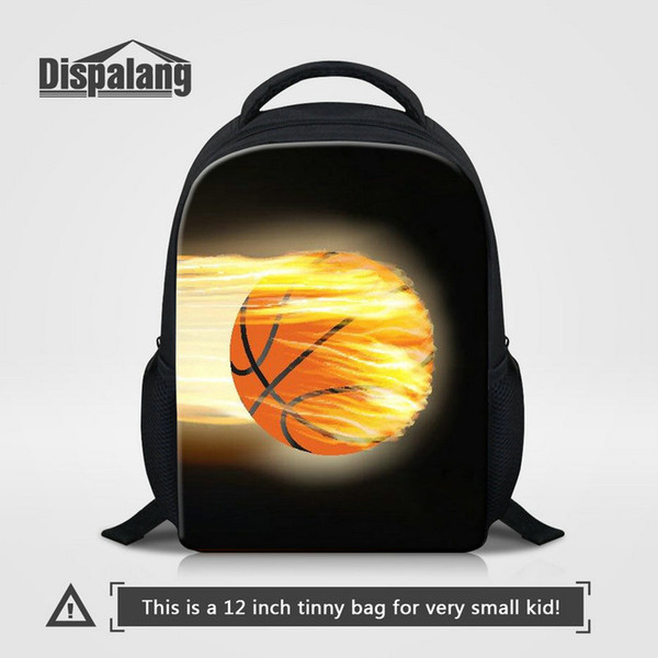 Good Quality Children School Bag Cool Basketball Printing Baby Backpack Football Soccer Design Boy Bookbag Kids Kindergarten Rucksack Rugzak