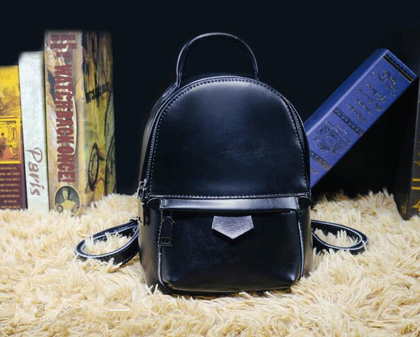 2017 PU fashionback women pack shoulder bag handbag presbyopic mini backpack messenger bag mobile phonen purse M40019