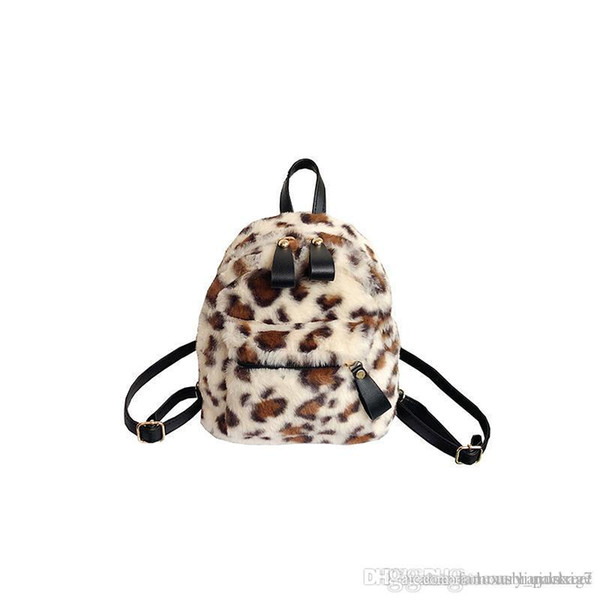 Mini shoulder bag female Korean version 2018 new trend leopard print leisure travel multi-purpose fashion small backpack