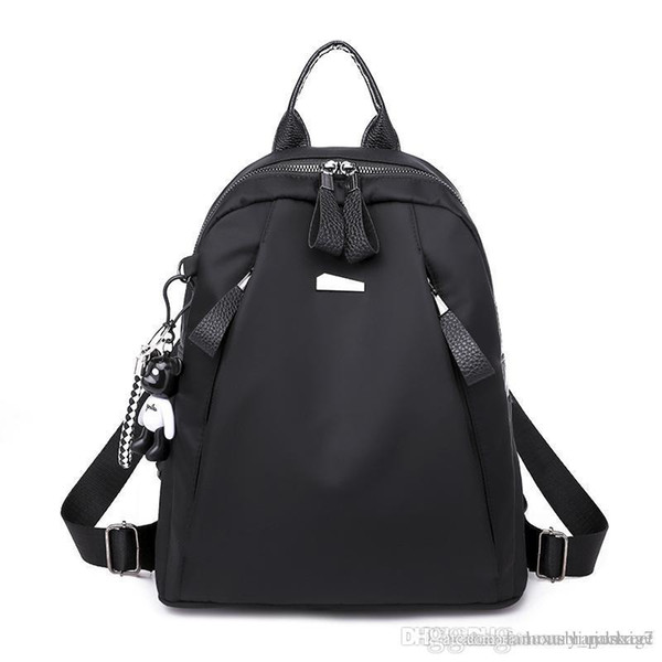 Backpack female small backpack 2018 new wild fashion female bag tassel travel bag college wind backpack