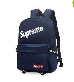 Mens bag Sup autumn new nylon waterproof letter printing casual sports bag men and women students bag fashion backpack