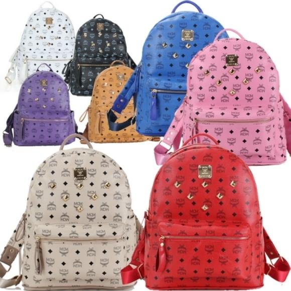 Brand Hot Summer Fashion Women School Bags Hot Punk style Men Backpack designer Backpack PU Leather Lady Bags