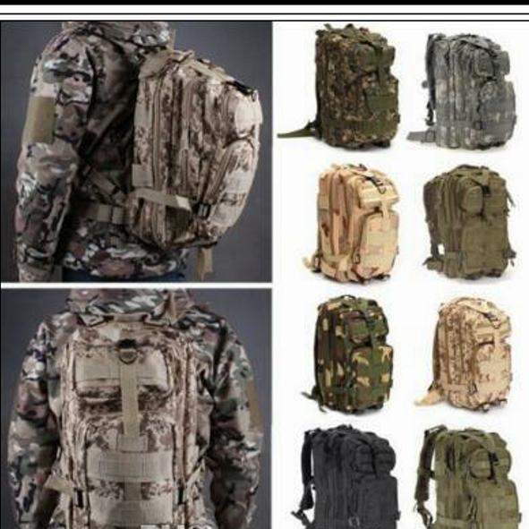 12 Colors 30L Hiking Camping Bag Military Tactical Trekking Rucksack Backpack Camouflage Molle Rucksacks Attack Backpacks 30pcs