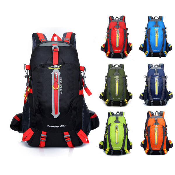 40L Waterproof Backpack Shoulder Hiking Bag Pack Outdoor Sport Camping Mountaineering Travel Rucksack Trekking Daypack Men Women