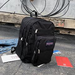 Mens fashion designer backpack JanSports USA tide brand backpacks black men women casual bags Large capacity student Solid color bag