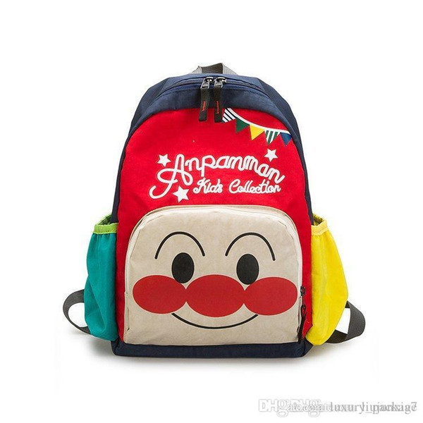 Parent-child section Korean children's backpack men and women primary and secondary school bags cute bread baby backpack