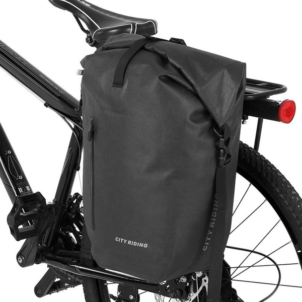 Portable Bike Rear Rack Bag Waterproof Cycling Rack Tail Seat Trunk Pack Cycling MTB Bag Bicycle Shoulder Handbag