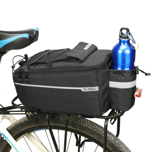 B-SOUL Bike Rear Seat Bag Cycling Bicycle Rack Storage Trunk Bag Pouch Insulated Cooler MTB Bike Handbag Pannier