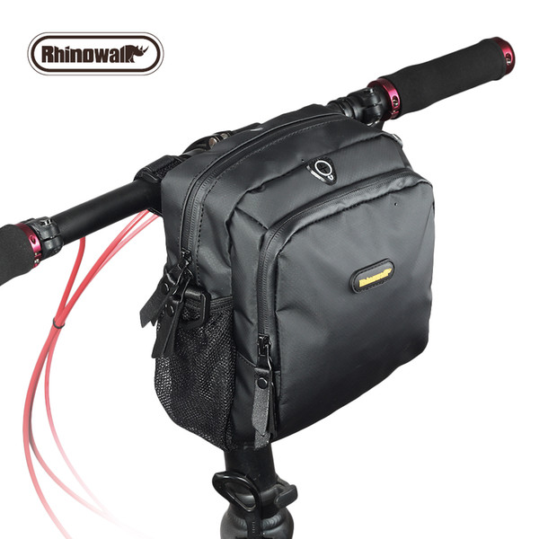 Multi-function Bike Front Bag Waterproof Twill Fabric 26inch Large Capacity Handlebar Bags With Earphone Hole MTB Bicycle Bags