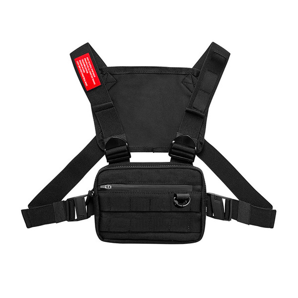 Men Chest Bag Reflective Tooling Vest Backpack Function Tactical Vest Multifunctional Outdoor Chest Pack bag cny2006