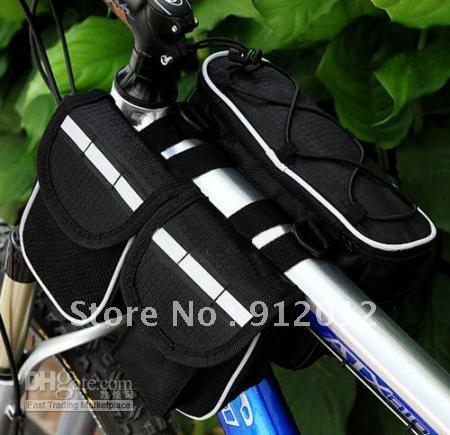 Wholesale - NEW 2012 3 IN 1 Multi-function bike bicycle front frame tube pannier Bag