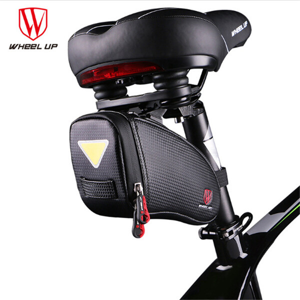 WHEEL UP Portable Bicycle Saddle Bag Reflective MTB Bike Rear Bag Waterproof Cycling Seat Tail Seatpost Bike Accessories