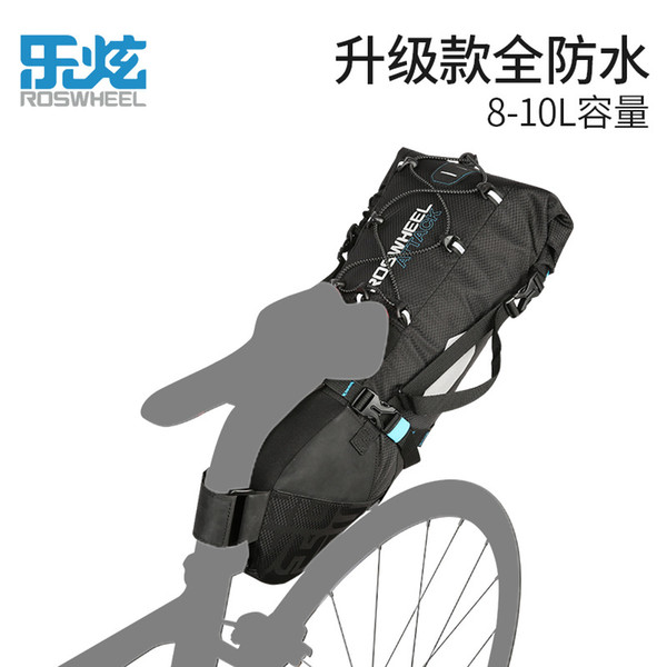 Roswheel ROSWHEEL Bike Bag Waterproof Tail Bag Large Capacity 131372 Mountain Bike whoo zuo bao Riding Car