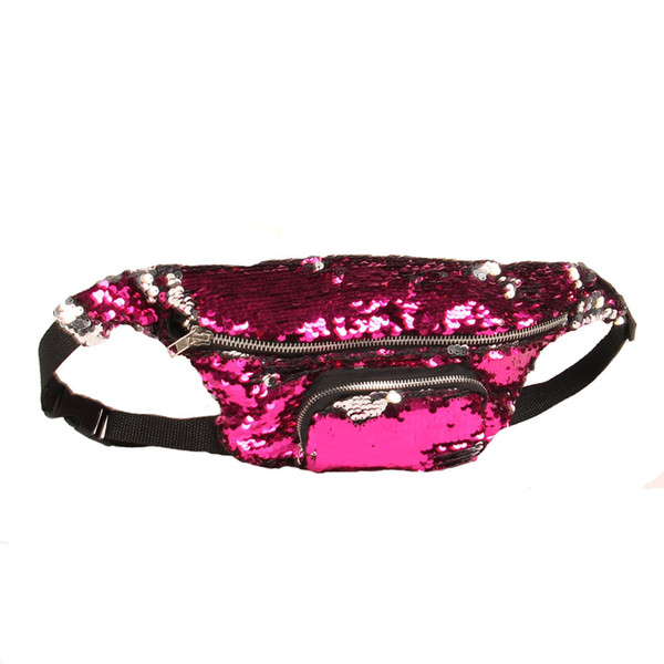 Cycling Bags Sport Outdoor Travel Satchel Waist Backpack Sequins Fanny Pack Beach Waist Bag Chest Bag