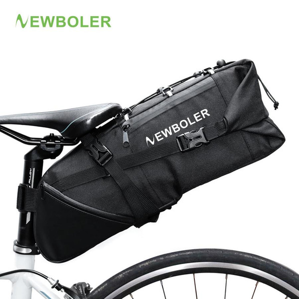 NEWBOLER Bike Bag Bicycle Saddle Bag Pannier Cycle Cycling mtb Bike Seat Bags Accessories 2018 8-10L Waterproof