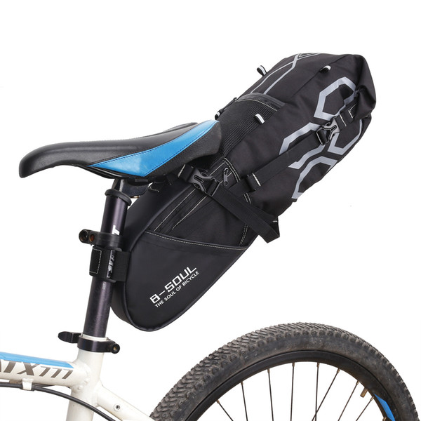 B-soul rear package waterproof large capacity rear package mountain rear package road cycling equipment saddle travel bag