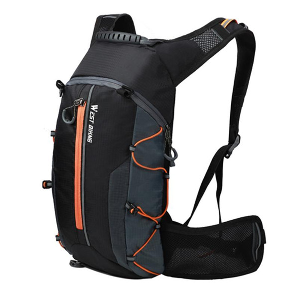 WEST BIKING Cycling Foldable Bags Waterproof Bicycle Bag Cycling Backpack Breathable 10L Ultralight Climbing Backpack