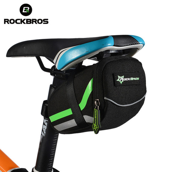 ROCKBROS Bicycle Bag Reflective Ultralight Waterproof Quick Release Saddle Bags mtb Bike Bicycle High Quality Portable Rear Bag