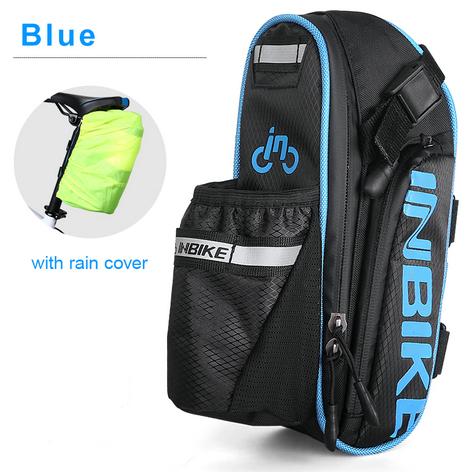 Bicycle Bag Waterproof High Capacity Reflective Cushion Kettle Tail Bags mtb Bike Bicycle Wear Resisting Curettage Cycling Bag