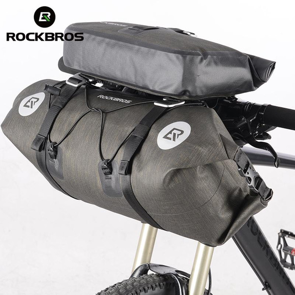 Bicycle Front Tube Big Capacity Bag Waterproof MTB Cycling Handlebar Bags Front Frame Pannier Bike Accessories