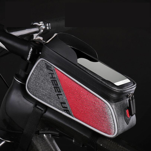 Bike Bag Bicycle Waterproof Bags Cycle Touch Screen Phone Bags MTB Mountain Front Pack Top Tube Pocket Bike Cycling Pouch