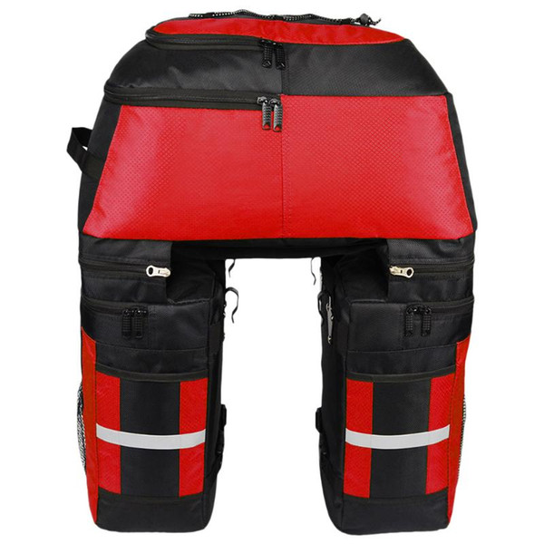 Multifunctional 70L Bike Trunk Bag Bicycle Luggage Carrier Bag Cycling Bicycle Rack Rear Seat Pannier saddle