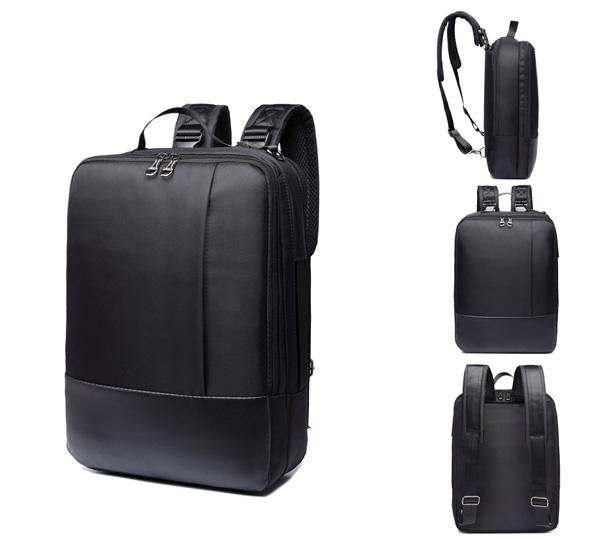 Men bag waterproof polyester laptop backpack leisure, daily pack 3 in 1 one shoulder, shoulders, tote bag backpack