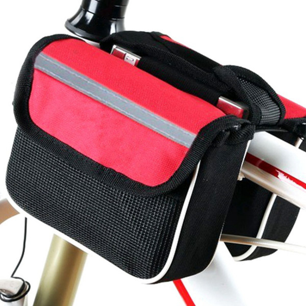 three-in-one bicycle tube bag durable practical mountain bicycle bag Mobile Phone Bag Bike Accessories three colors LJJZ58