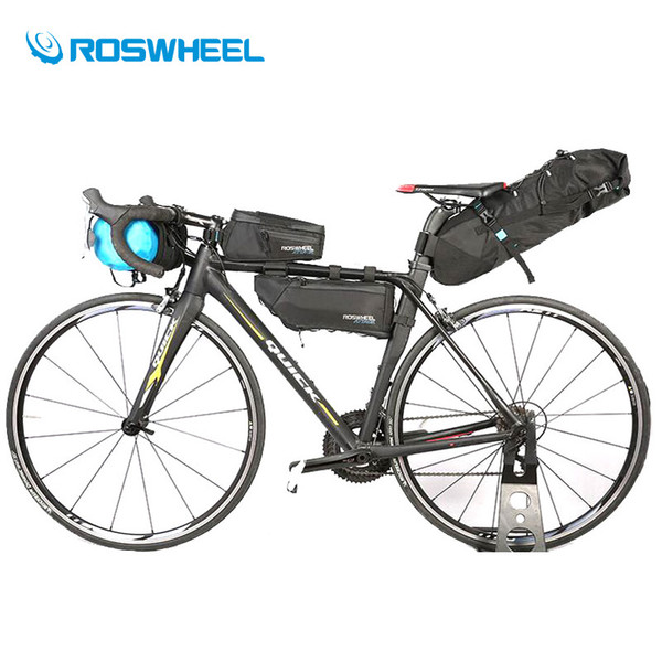 Roswheel Bicycle Bag Waterproof MTB Road Bike Saddle Bag Cycling Top Front Frame Tube Handlebar Bags Bike Accessories