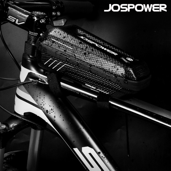 JOSPOWER Mountain Road Bike Front Top Frame Bag Waterproof EVA Anti Pressure Bicycle Bag Cycling Tools Bicicleta Saco