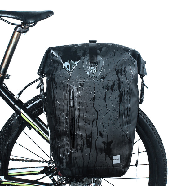 Bag Saddle Rear Tail Package 25L Waterproof Bike Bicycle Rear Rack Pannier Bag Cycling Seat Shoulder