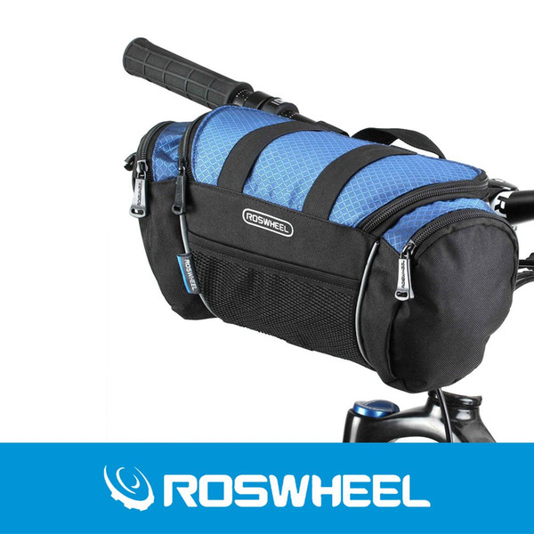 2 Colors Roswheel Utility Bicycle Bags 5L Bike Handlebar Bag Bicycle Front Tube Pocket Shoulder Pack Riding Cycling Supplies