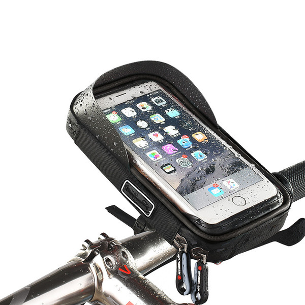 WHEEL UP Bike Bicycle Phone Bag Rainproof TPU Touch Screen Cell Phone Holder Bicycle Handlebar Bags MTB Frame Pouch Bag 2017