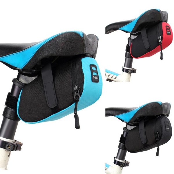 Nylon Bicycle Saddle Seat Bag Waterproof 3 Color Storage Cycling Bag Bike Tail Rear Pouch Saddle Bolsa Bicycle Accessories