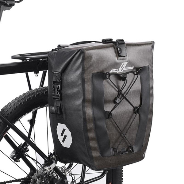 27L Waterproof Bike Bicycle Bag Outdoor Backpack MTB Road Bike Bicycle Rear Rack Pannier Cycling Rear Seat Shelf Bag