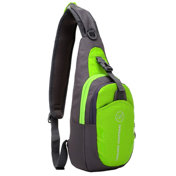 Waterproof Outdoor Sport Chest Bag Pack Sling Backpack Cross Body Bag Single Shoulder Bag with Adjustable Strap for Hiking Running