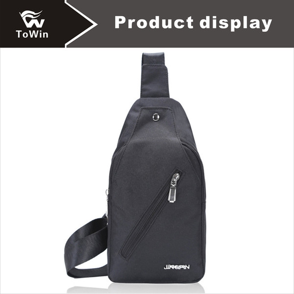 Brand New Style Chest Bag Canvas Material Sling Bag Practical Messenger Bags Portable Travel Outdoor Activity Wallet Storage Pack Wholesale