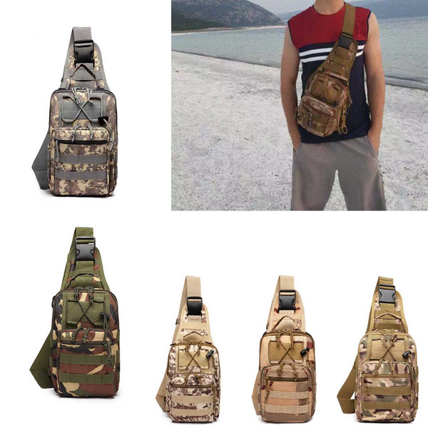 Hiking Trekking Backpack Sports Climbing Shoulder Bags Tactical Camping Hunting Daypack Fishing Outdoor Military Shoulder Bag