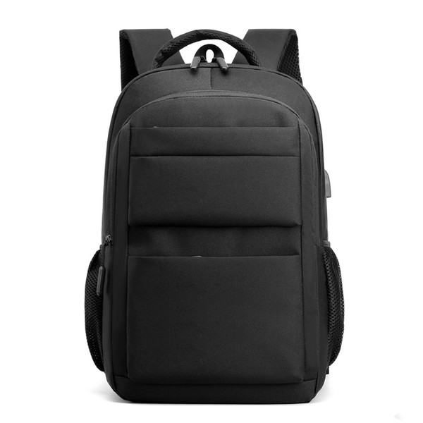 Backpack Made in China, New Casual Men's Backpack, College Student Bag, Computer Bag, Lightweight Black Travel Bag, Holiday Gift FS-fl1925