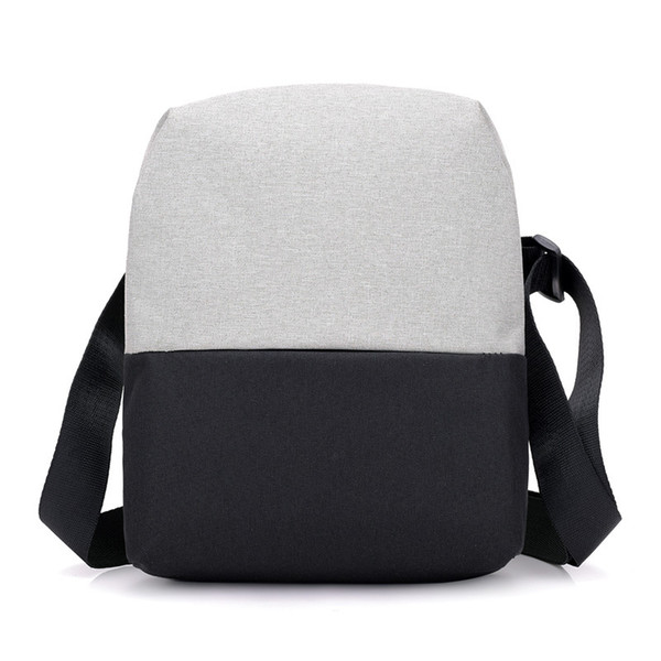 New fashion men's shoulder bag canvas Messenger bag business casual water proof travel simple small backpack